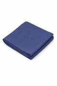 Load image into Gallery viewer, burpnbaby navy organic muslin baby blanket
