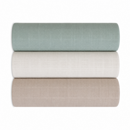 Organic Muslin Swaddle Set